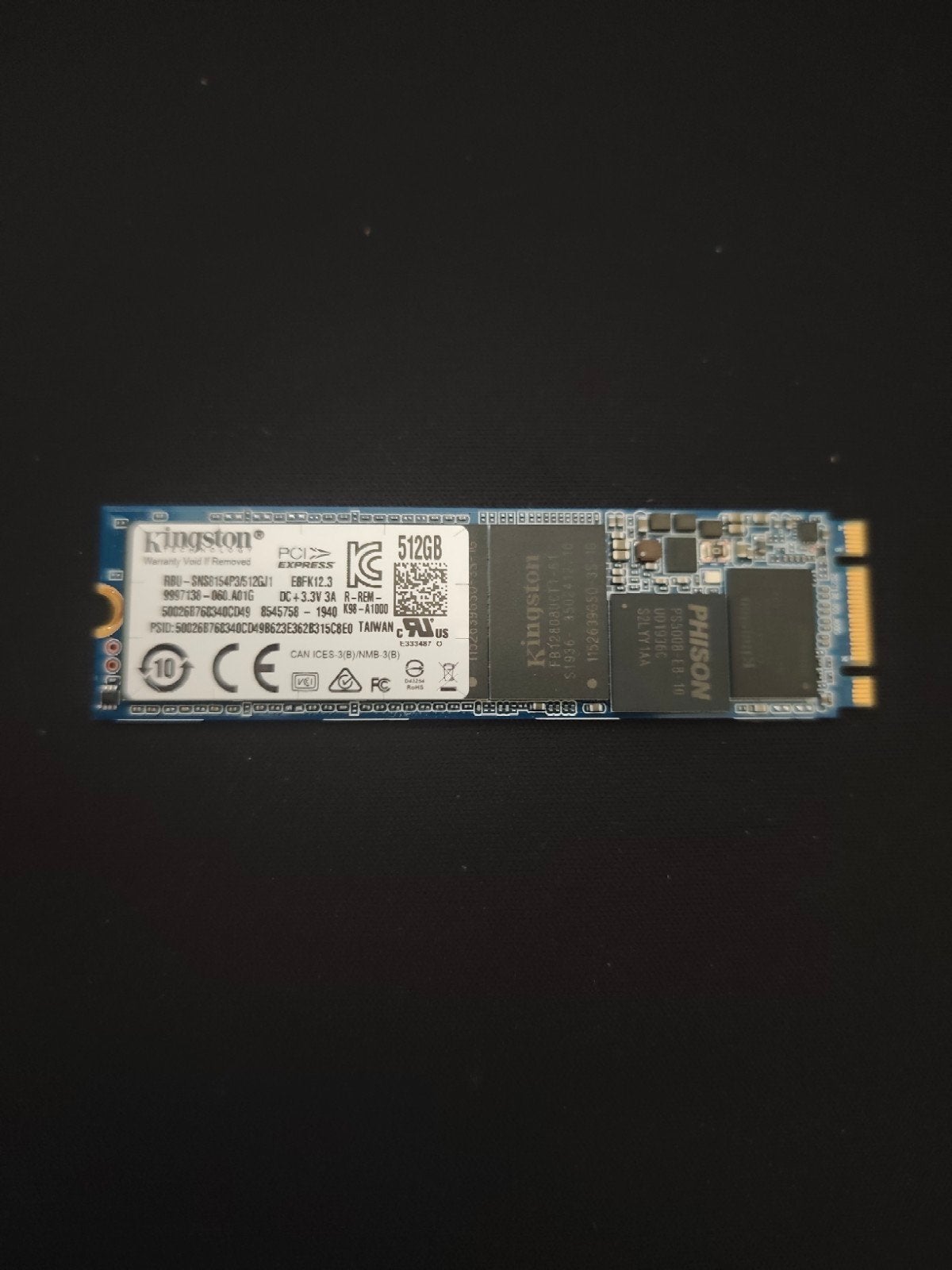 Kingston NVMe SSD 512GB - Snelle en Betrouwbare Upgrade✅, Computers en Software, Intern, Kingston, 512GB, SSD