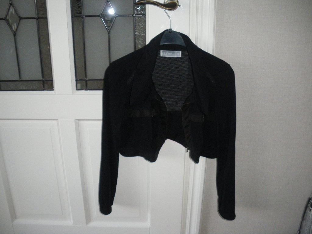nieuw heel leuk zwart kort najaars jasje devous o nous smal, Ophalen of Verzenden, Nieuw, Maat 36 (S), Zwart