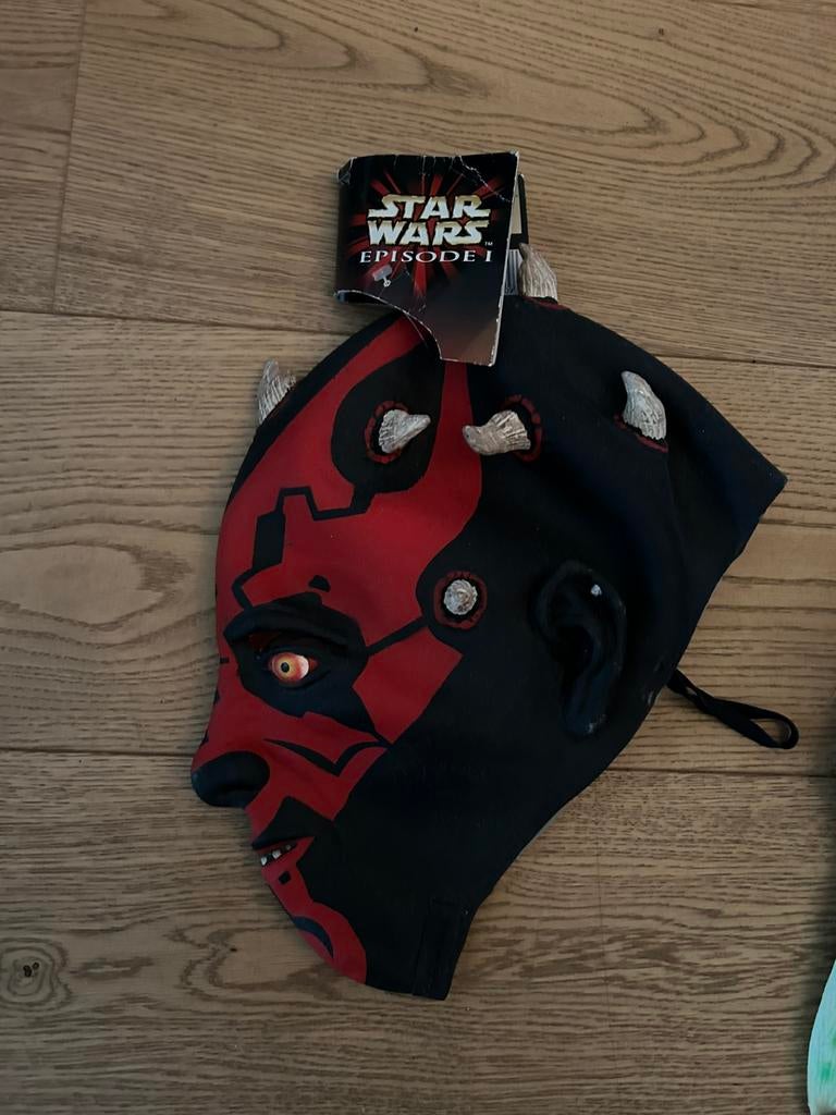 Star wars episode 1 darth maul masker (nieuw), Ophalen of Verzenden, Zo goed als nieuw, Actiefiguurtje