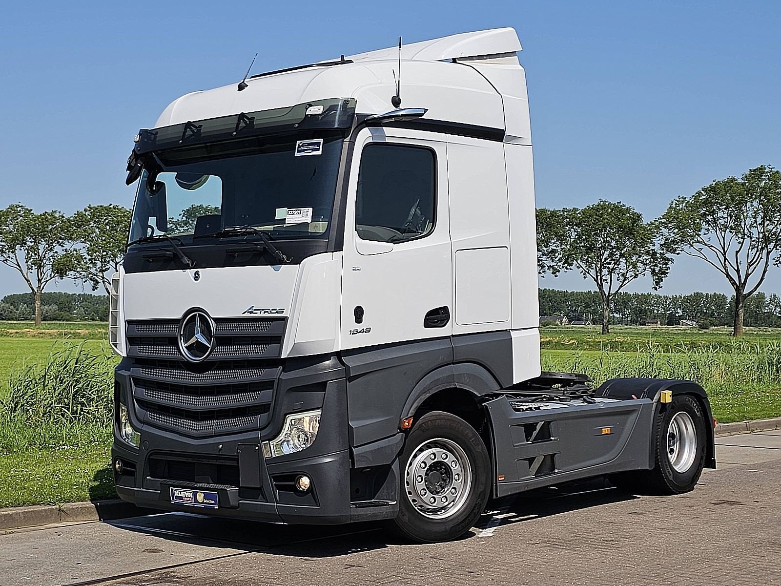 MERCEDES-BENZ ACTROS 1848 LS mp5 retarder xenon, Automaat, Euro 6, Stoelverwarming, Wit