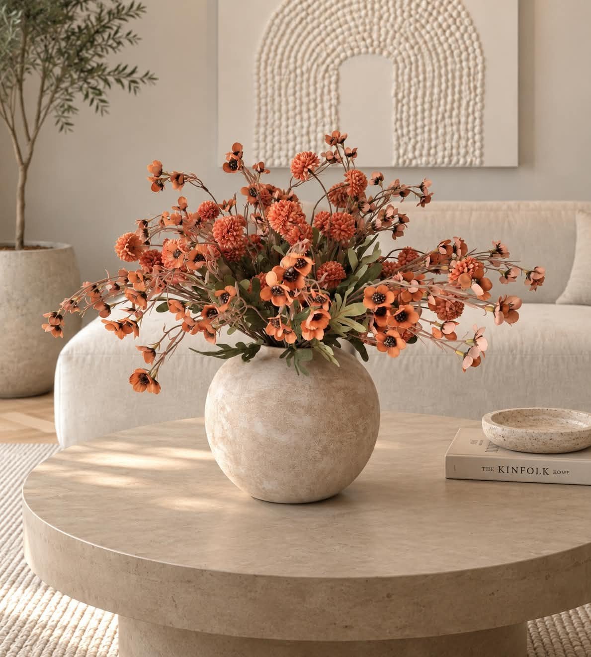 Oranje Herfst boeket Nieuw, Ophalen of Verzenden, Nieuw