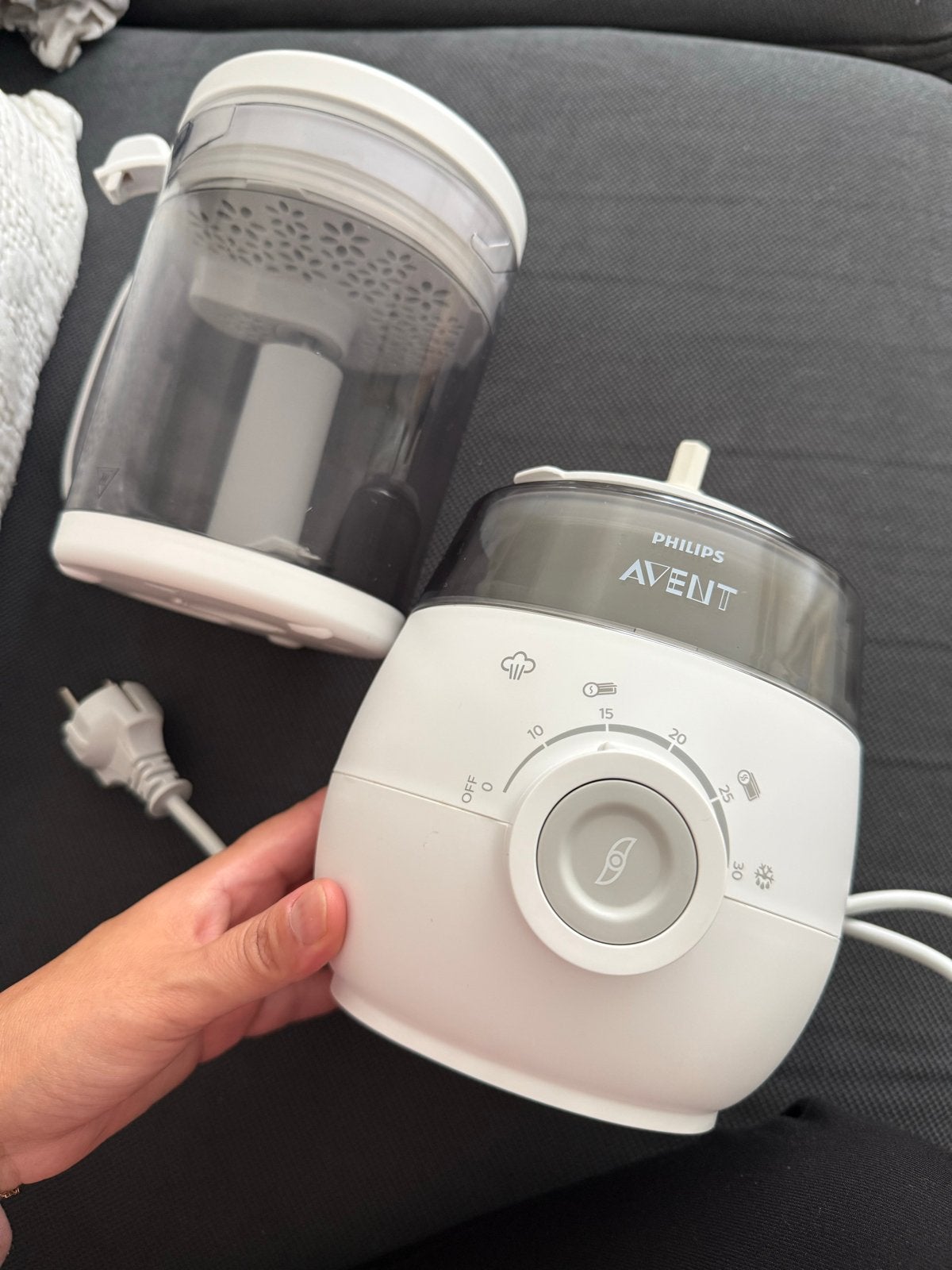 Philips Avent SCF883/01 Stomer/Blender - Zo goed als nieuw, Stoomfunctie, Zo goed als nieuw, Babyvoedingmaker, Philips Avent