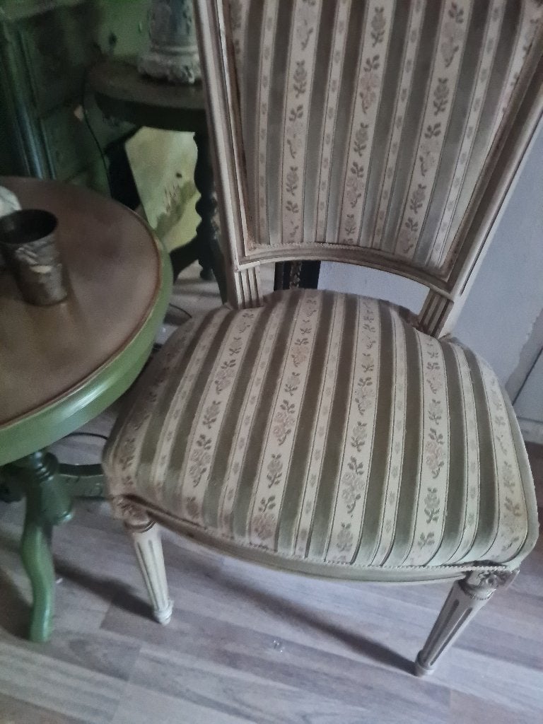Zeer oude Franse boudoir stoel bureau stoel slaapkamer stoel, Ophalen, Heikant 21 Kaatsheuvel, Overige kleuren, Barok boudoir brocante antiek klassiek
