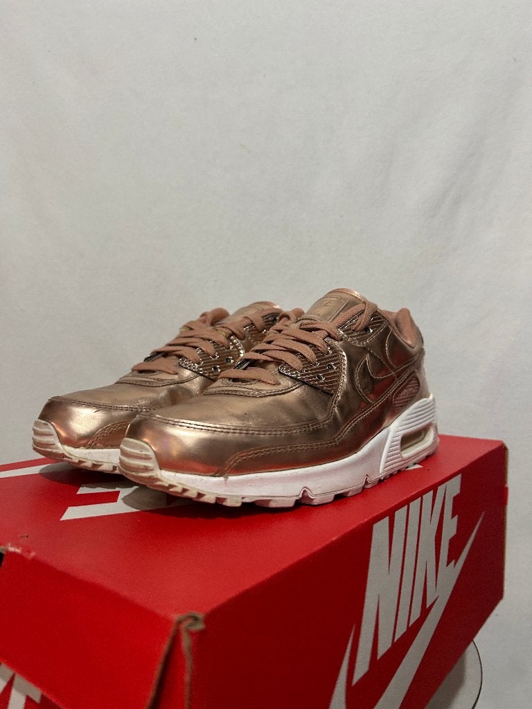 ALS NIEUW! Maat 42 - Nike Air Max 90 Metallic Rose Gold, Overige kleuren, Verzenden, Nike, Nike