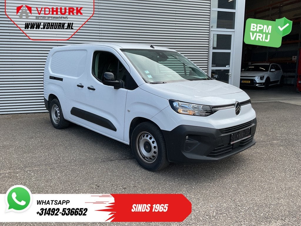 Citroën E-Berlingo 50 kWh 345 km WLTP L2 Carplay/ Snellader, Gebruikt, Citroën, Wit, Origineel Nederlands