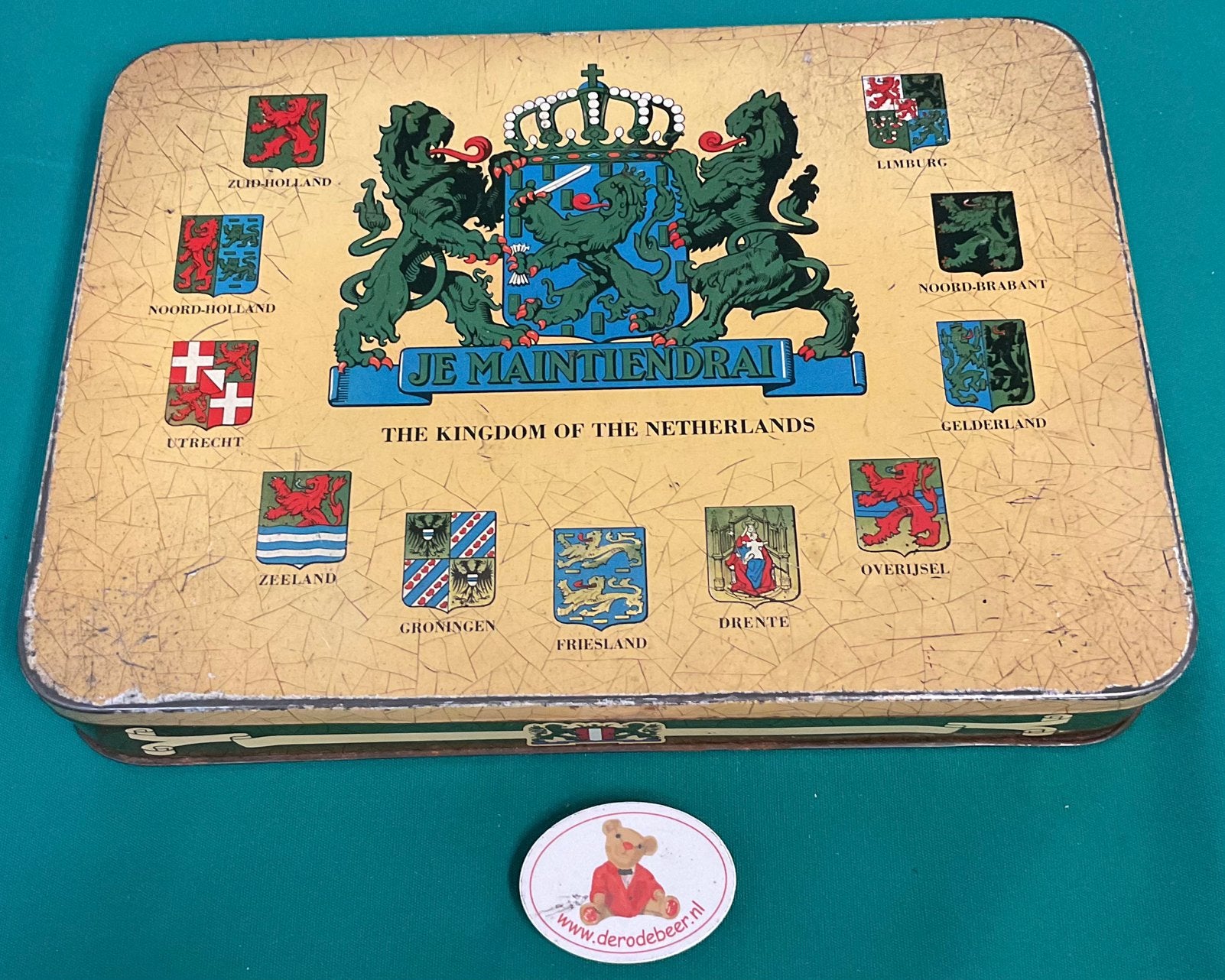 Je maintiendrai Victoria vintage biscuitblik, Ophalen of Verzenden