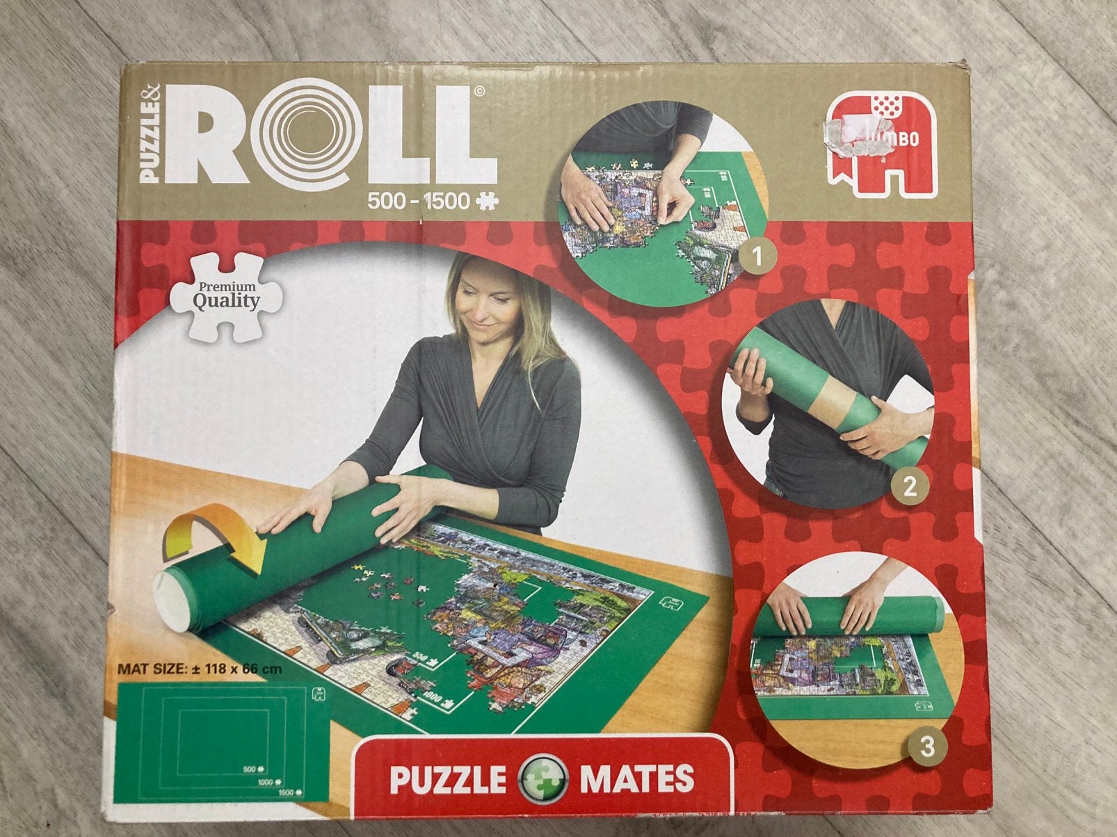 Jumbo puzzelmat, Hobby en Vrije tijd, Ophalen of Verzenden, 500 t/m 1500 stukjes, Zo goed als nieuw