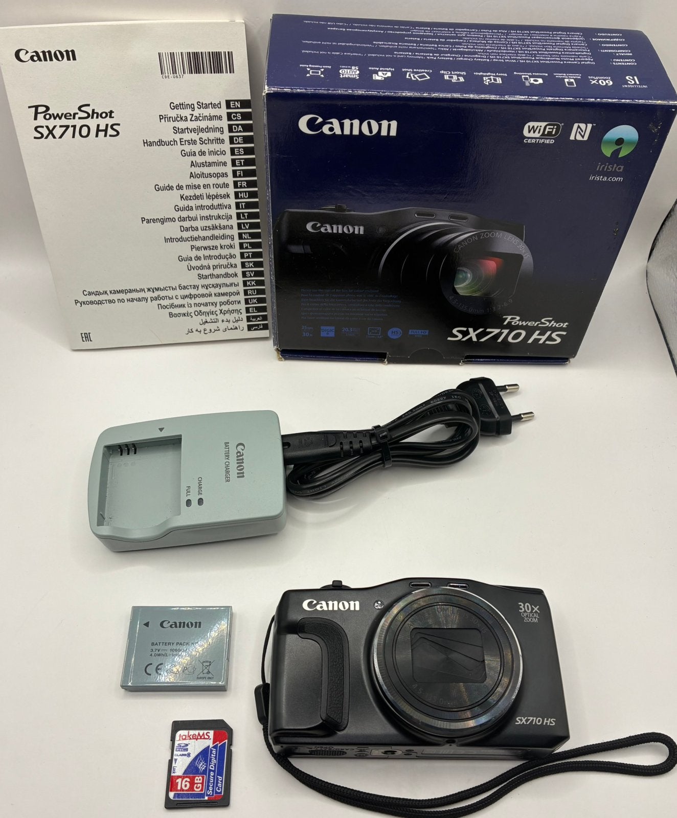 Canon PowerShot SX710 HS - compact camera, Audio, Tv en Foto, Ophalen of Verzenden, Zo goed als nieuw, Canon, 8 keer of meer