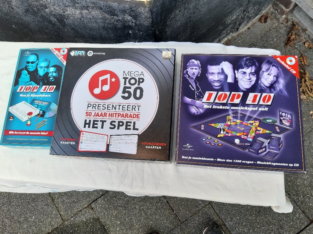 Mega Top 50 Spel '50 jaar', Een of twee spelers, Ophalen, Zo goed als nieuw, Reisspel