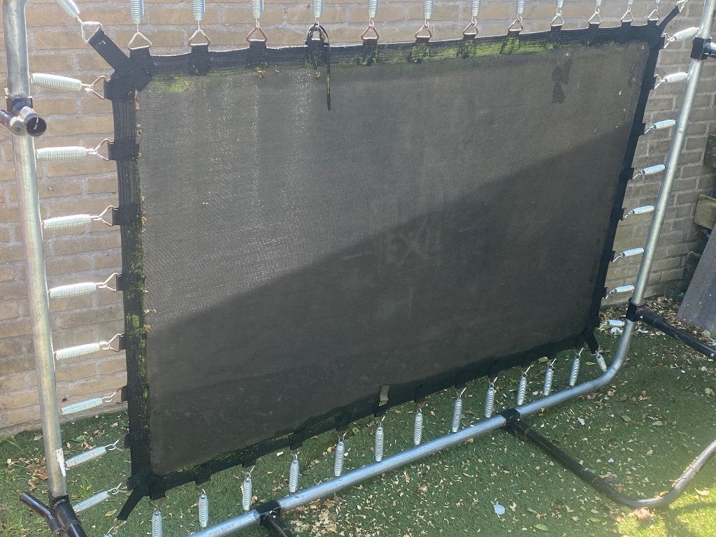 Trampoline doek, Ophalen, Gebruikt