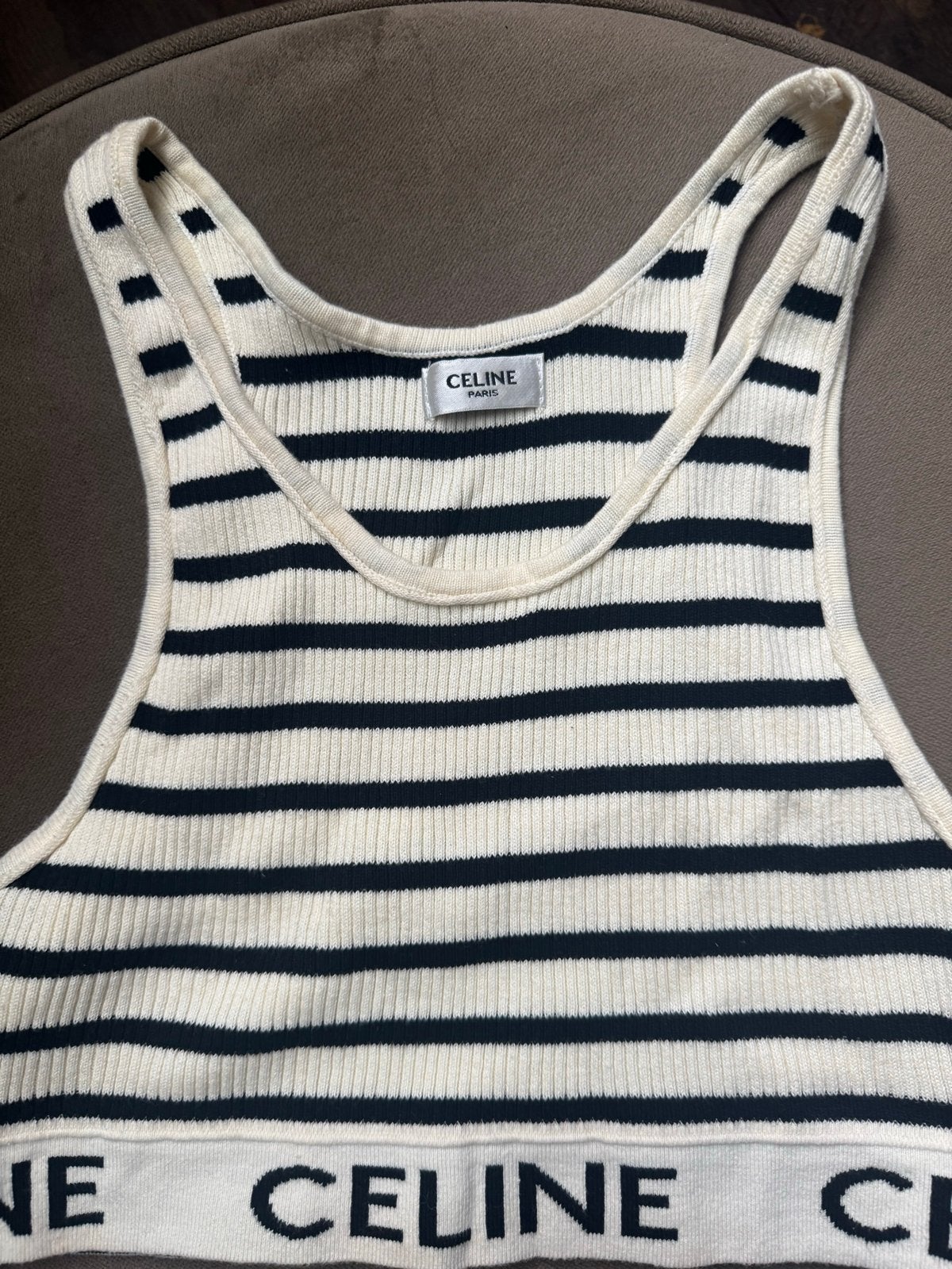 Celine Croptop, Maat 38/40 (M), Verzenden, Wit, Nieuw
