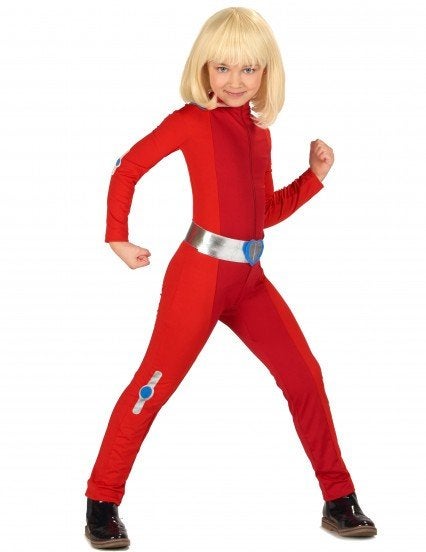 Totally Spies outfit mt 128, Ophalen of Verzenden, Zo goed als nieuw, 122 t/m 128, Jongen of Meisje