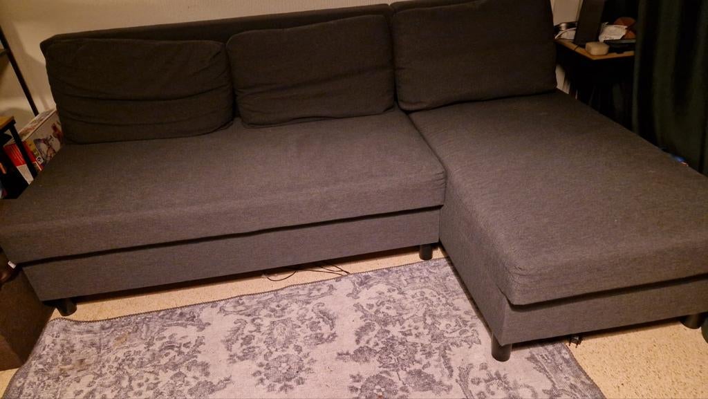 Alvdalen ikea hoek slaapbank, Huis en Inrichting, Slaapkamer | Slaapbanken, Ophalen, Gebruikt, Tweepersoons, 140 cm
