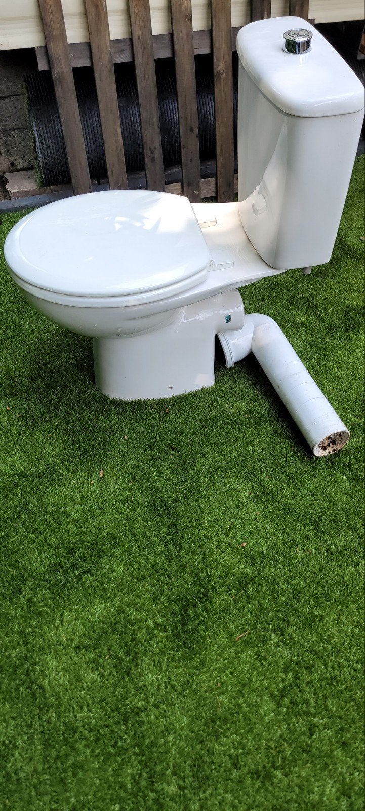 Duo Block WC Toilet met Reservoir  Abi Horizon, Ophalen, Toilet
