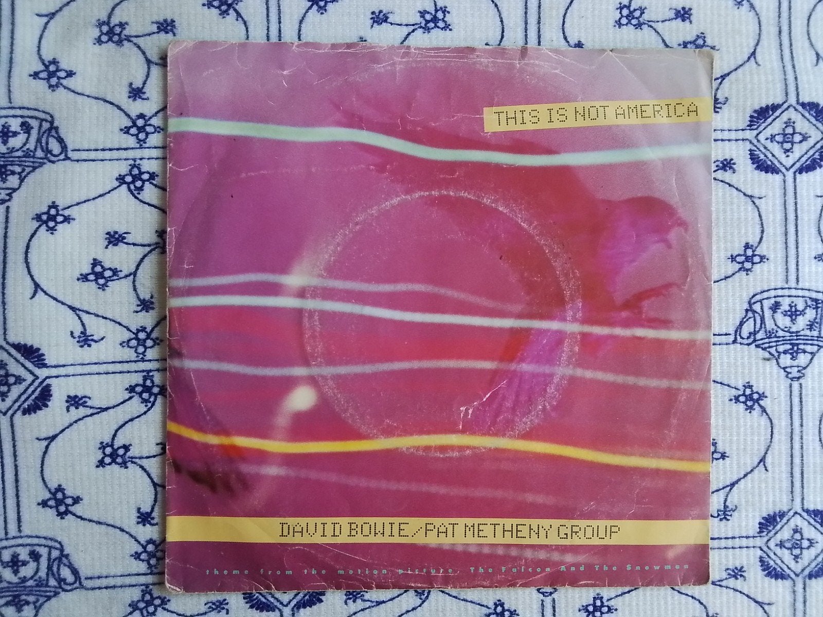 David bowie           This is not america, Ophalen of Verzenden, Zo goed als nieuw, 7 inch, Pop