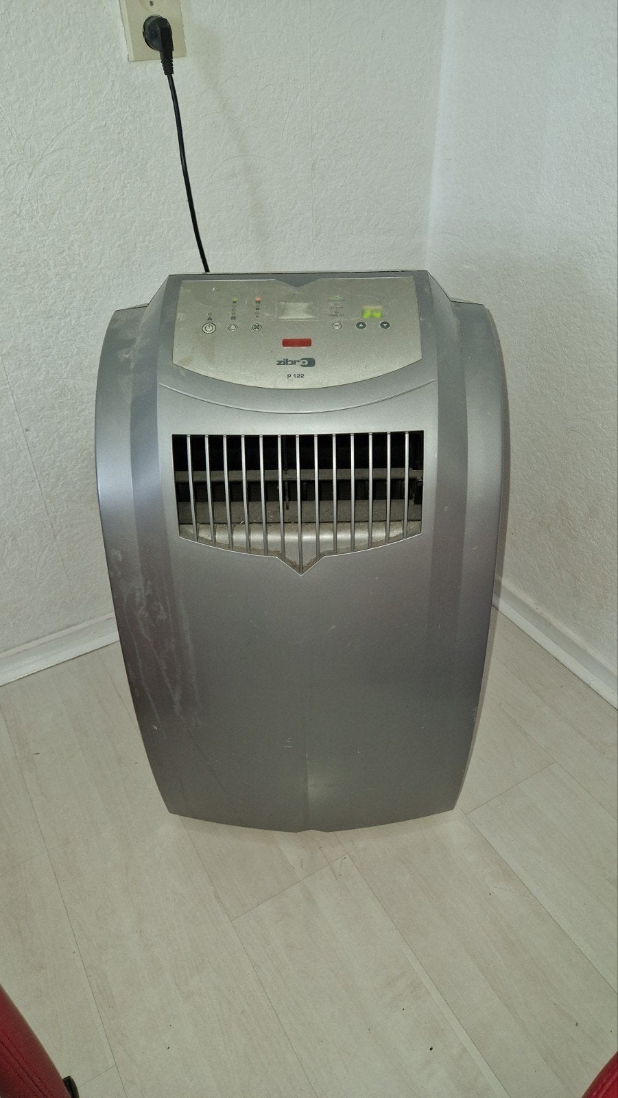 Zibro p122  zilver  ( 2 stuks tekoop ) met afstandsbediening, Ophalen, Gebruikt, Minder dan 60 m³, 3 snelheden of meer