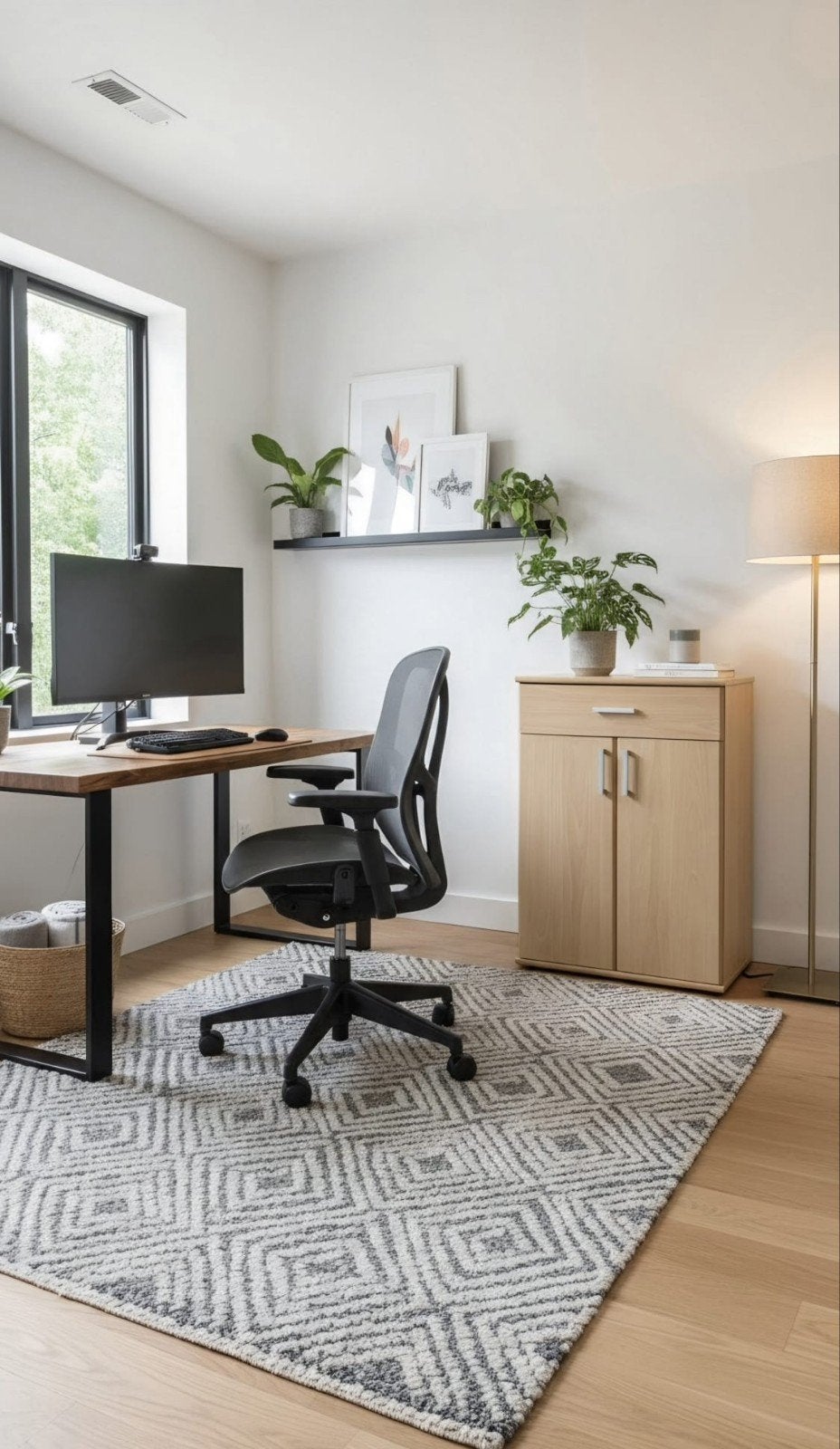 Licht houtkleurig kastje met lade en deurtjes, Ophalen, Zo goed als nieuw