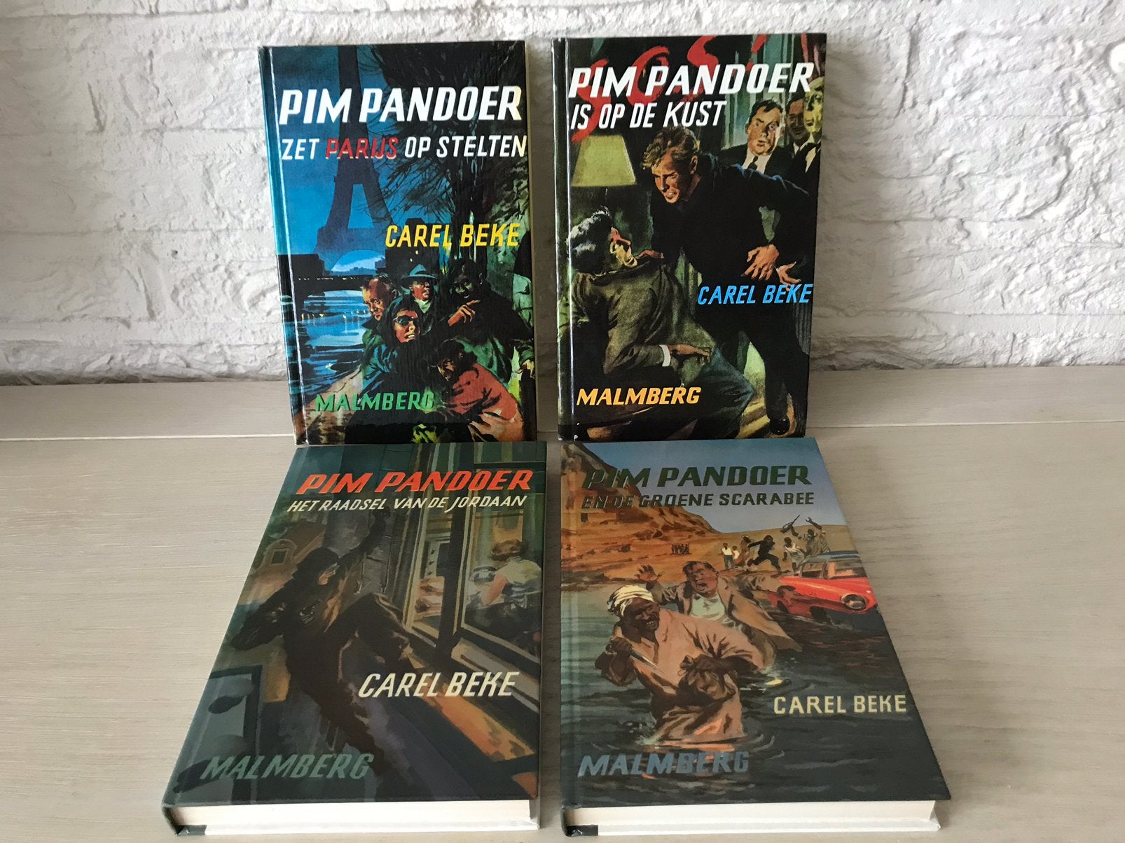 4 spannende leesboeken ..PIM PANDOER..voor jonge speurders, Boeken, Ophalen, Zo goed als nieuw, Non-fictie