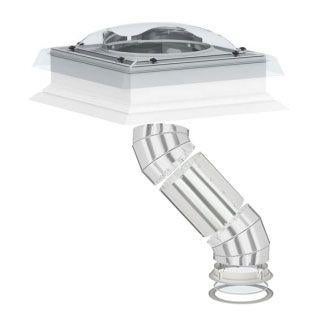 Velux daklichtspot plat dak, buitendeel met lens, Ophalen