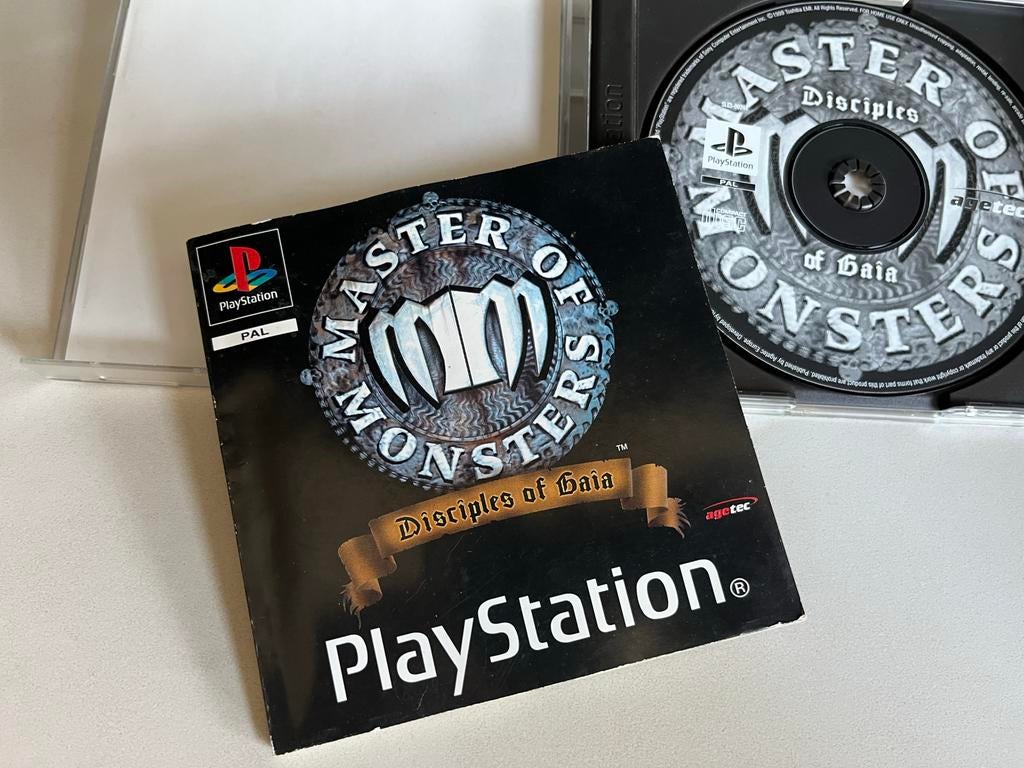 Master of Monsters Disciples of Gaia PS1, Gebruikt, T, Ophalen of Verzenden, Strategie en Constructie