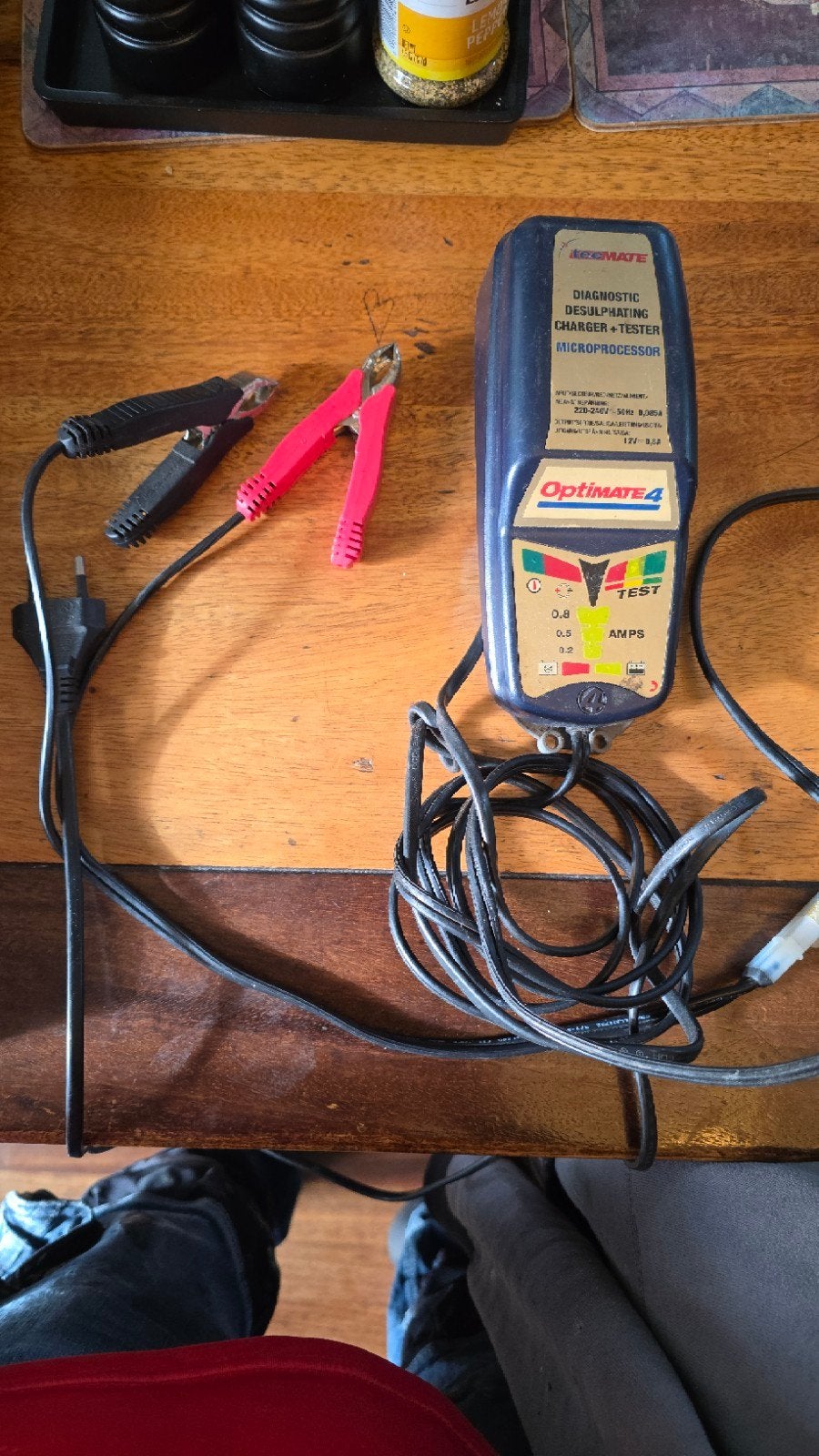 TecMate Optimate 4 Acculader en Tester, Gebruikt, Universele onderdelen