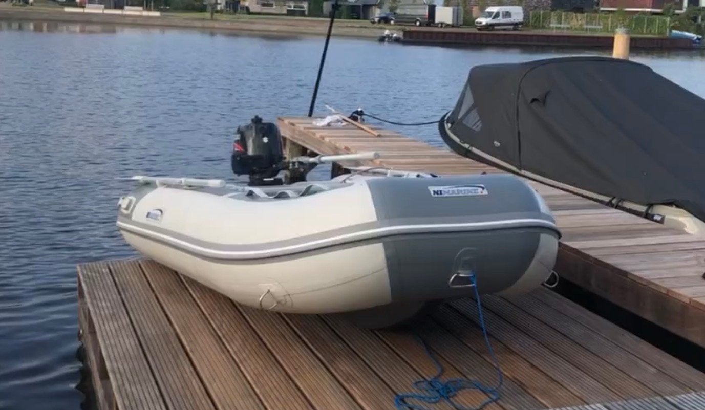Zgan Rubberboot merk Nimarine met Suzuki buitenboordmotor, Ophalen, Zo goed als nieuw, SUP-boards