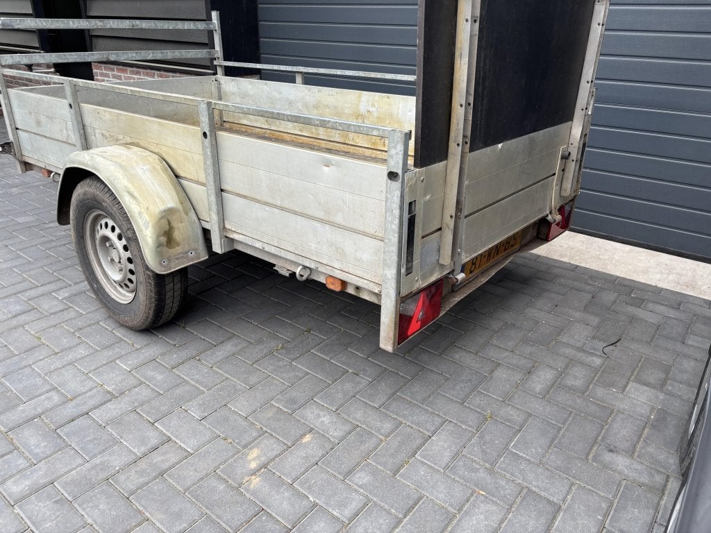 Anssems enkelasser aanhanger aanhangwagen geremd, Auto diversen, Aanhangers en Bagagewagens, Gebruikt