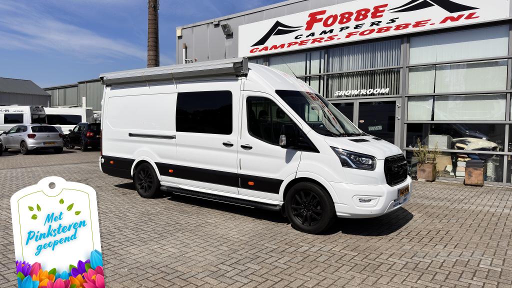 Motorsport\Kartsport Ford Transit GB 350 L3h2 Tdci 170pk AW, Caravans en Kamperen, Campers, Automaat, Buscamper of Camperbus, Ford