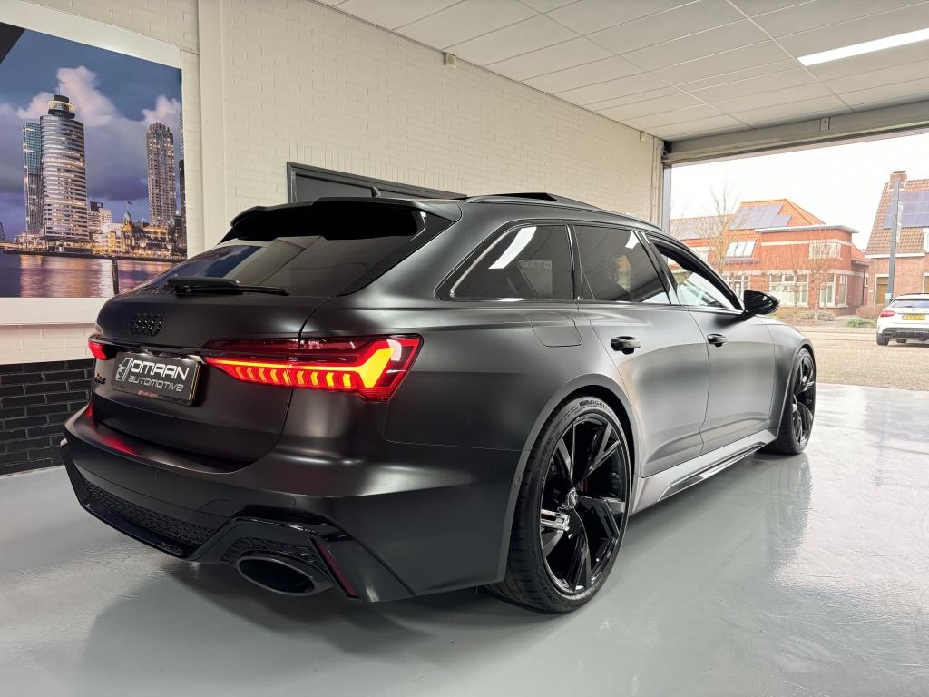 Audi RS6 Avant 4.0 TFSI QUAT. 711PK ABT Pano Eventuri Millte, Auto's, Audi, Automaat, 2175 kg, Gebruikt, Leder
