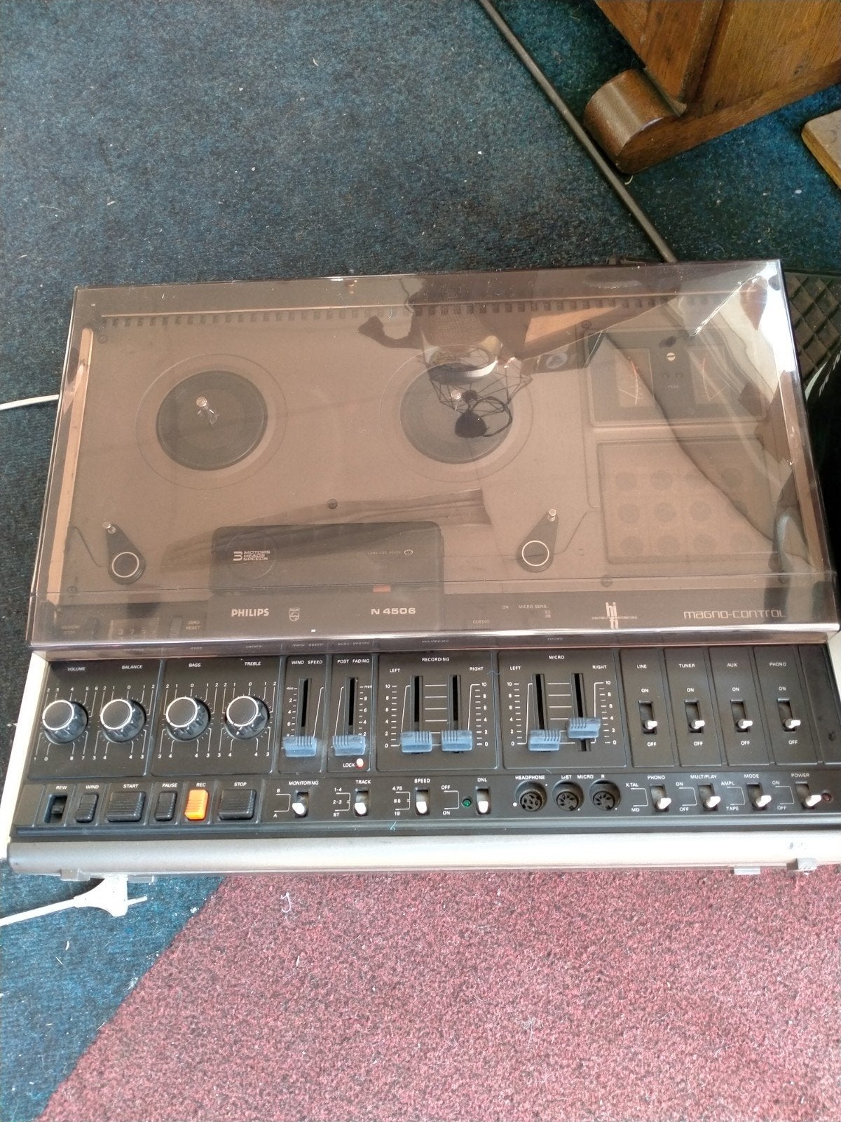 Philips n 4506 bandrecorder met banden, Ophalen of Verzenden, Bandrecorder