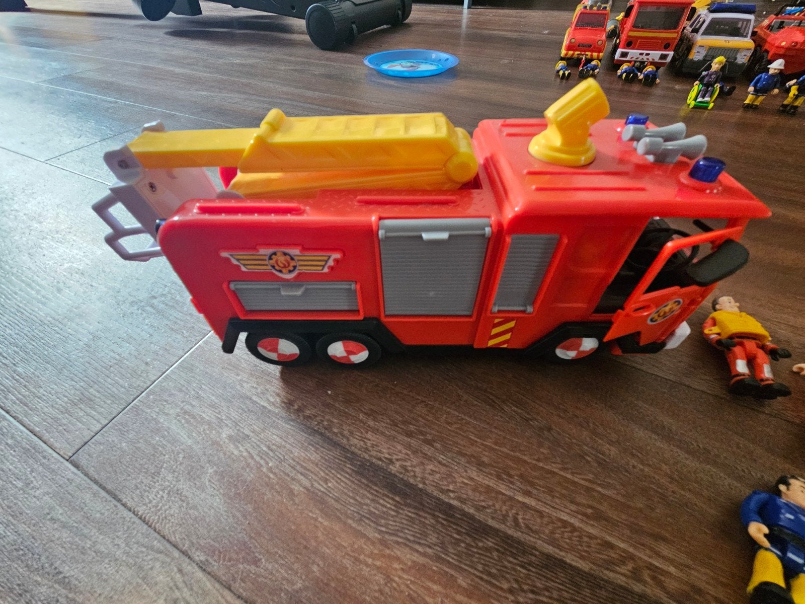 kleine set Brandweerman Sam, Ophalen of Verzenden, Gebruikt