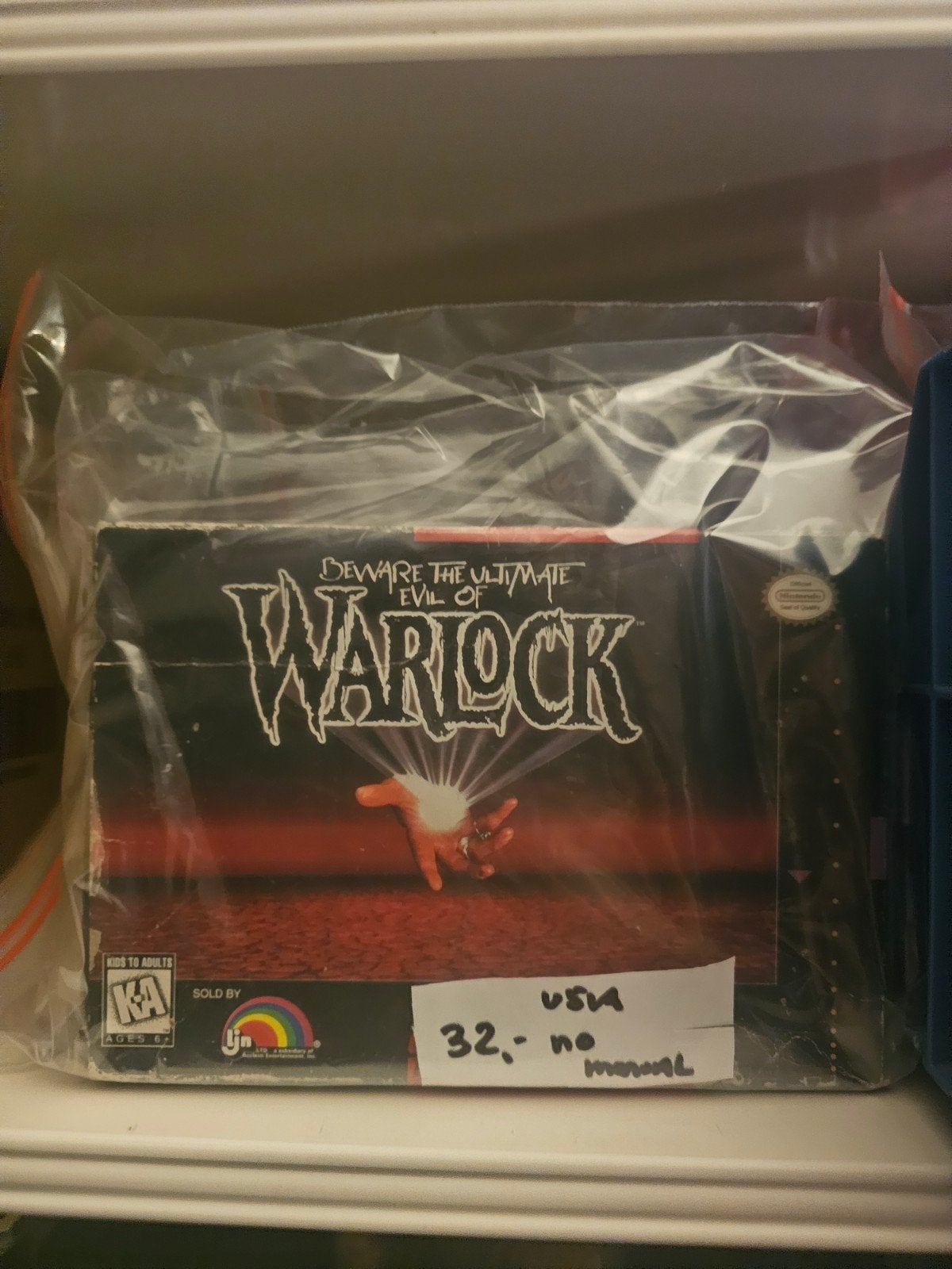 Warlock SNES - USA versie, zonder handleiding, Verzenden