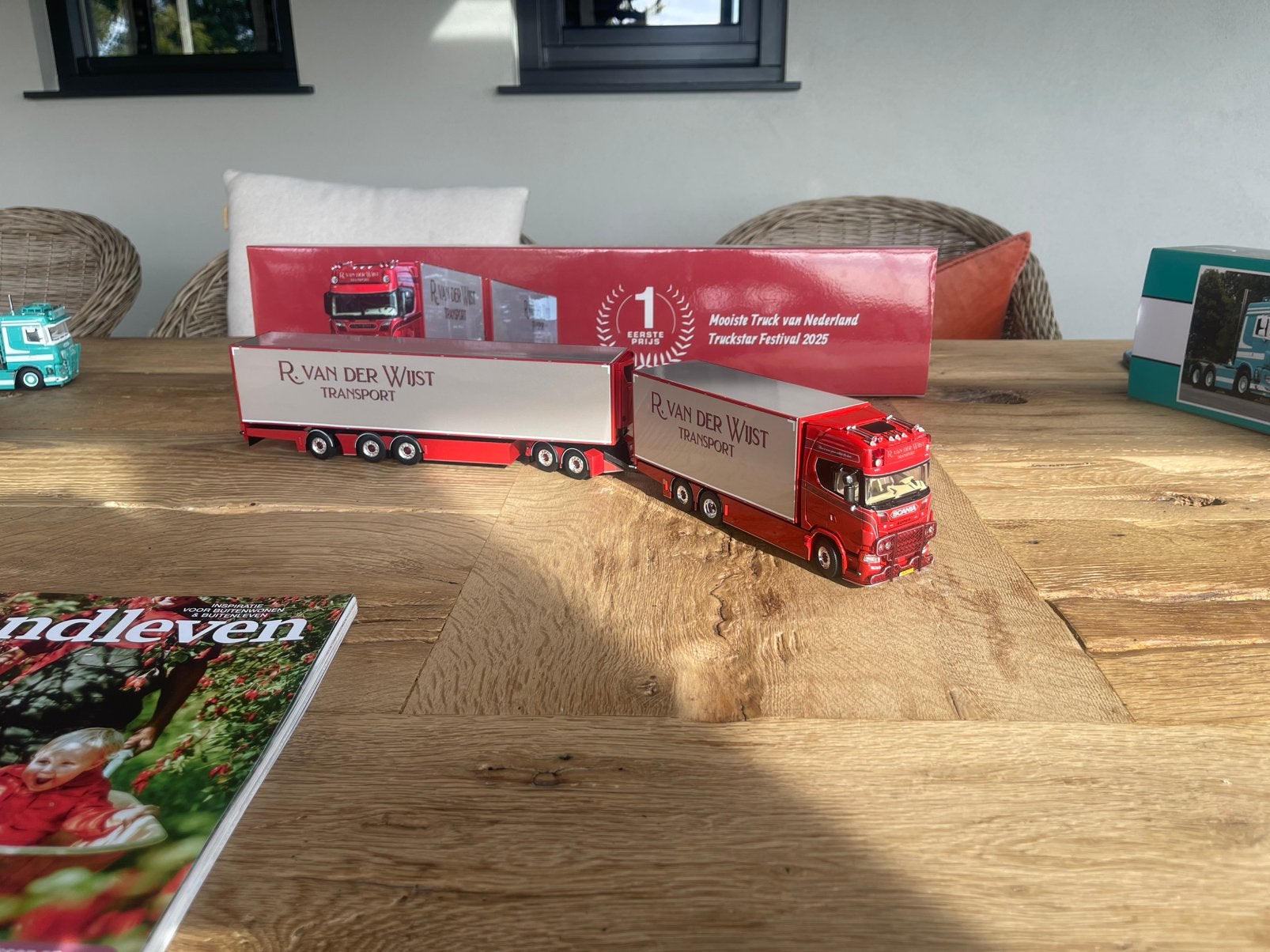 WSI R vd Wijst LZV, Hobby en Vrije tijd, Modelauto's | 1:50, Ophalen of Verzenden, Nieuw, Bus of Vrachtwagen, Wsi