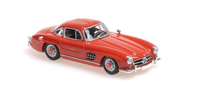Mercedes-Benz 300 SL 1955 Rood - Maxichamps 1:43