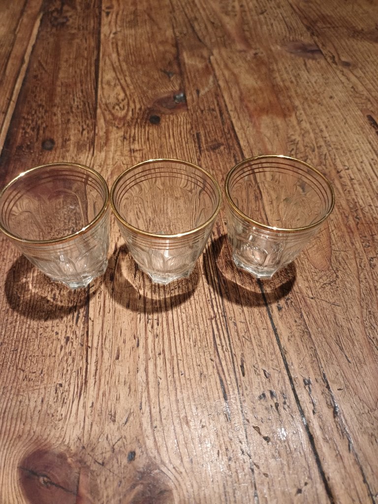 Borrel/Shot glaasjes 3x, Ophalen of Verzenden