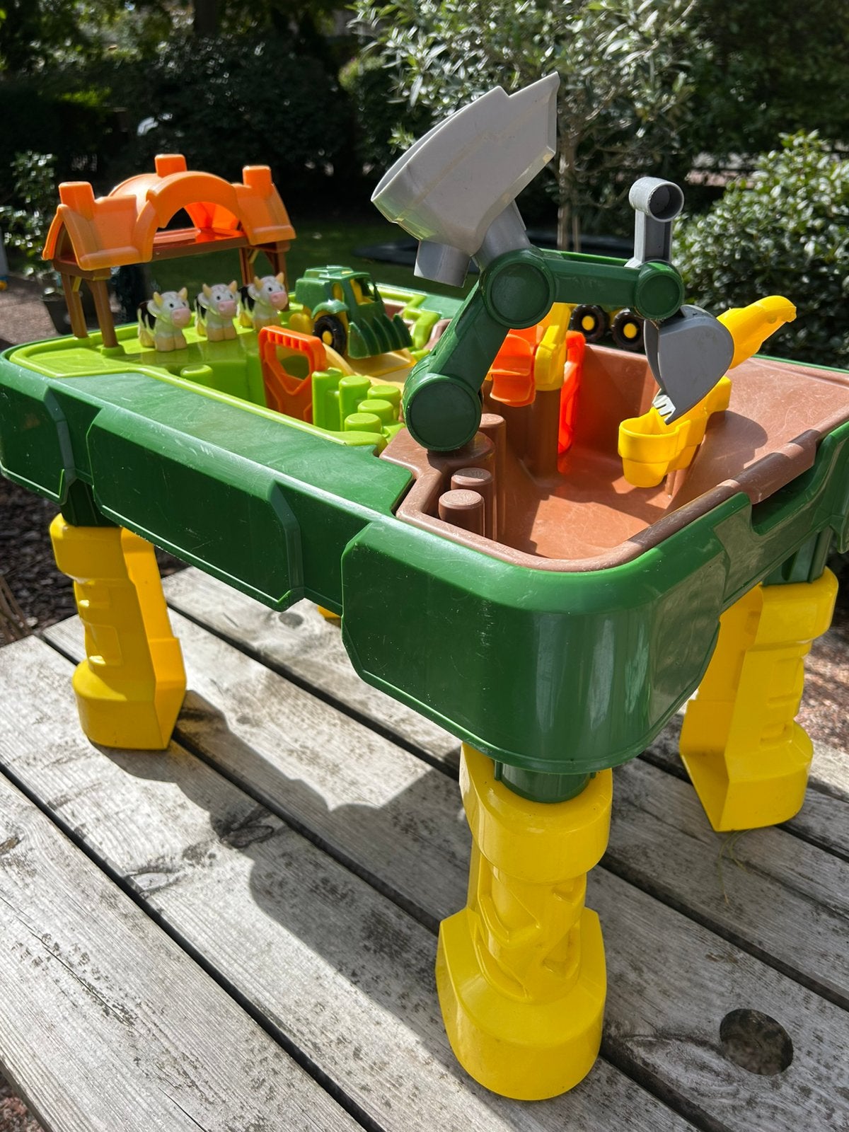 John Deere boerderij zandspeeltafel/waterspeeltafel, Ophalen of Verzenden, Zo goed als nieuw