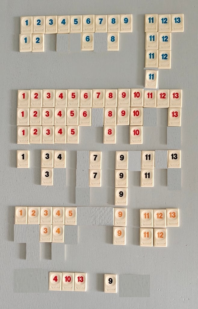 STENEN van Rummikub - nr 290 (Kleine steen - Recht Logo), Hobby en Vrije tijd, Ophalen of Verzenden, Zo goed als nieuw