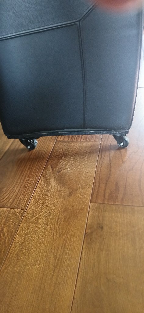 2 Leren eetkamerstoelen, Ophalen, Modern, Comfortabel, Gebruikt, Zwart