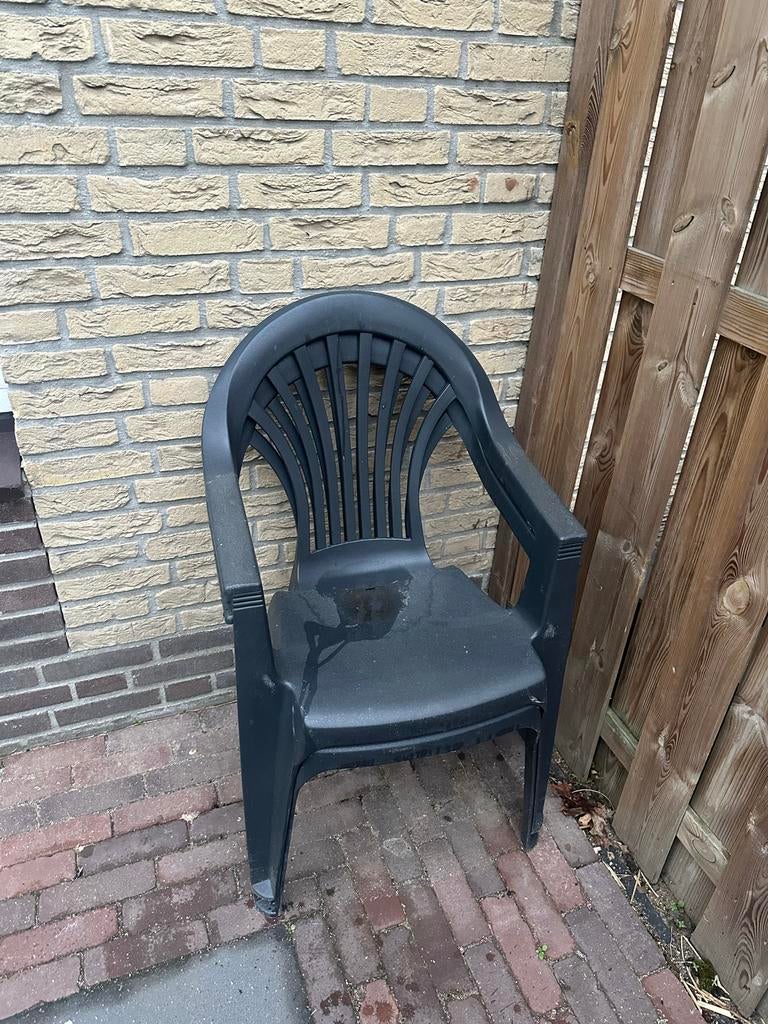 Hartman tuinstoel antraciet grijs - Gebruikt, Ophalen, Gebruikt, Kunststof, Overige typen