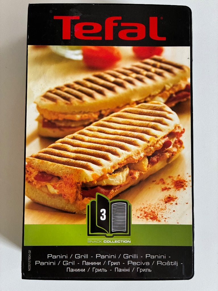 Tefal Snack Collection - Panini/grill platen, Ophalen, Uitneembare platen, Zo goed als nieuw