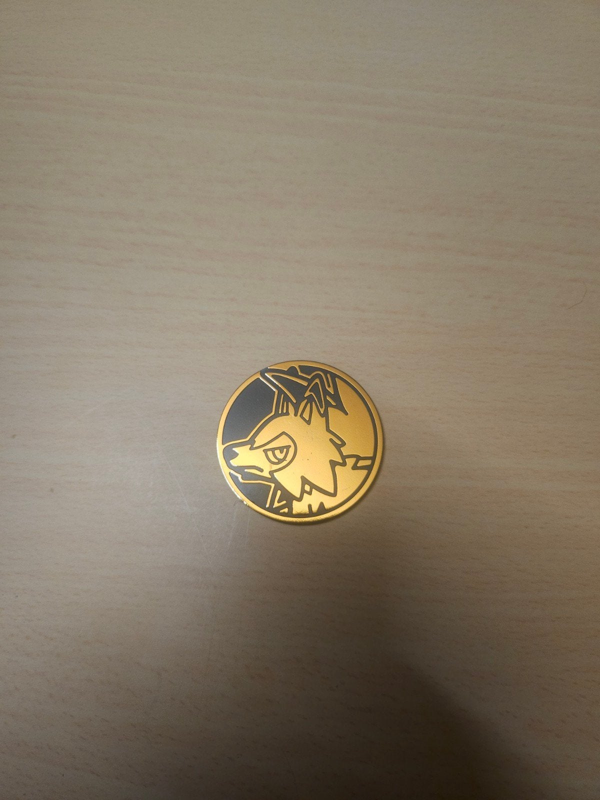 Pokemon TCG Zacian V Gouden Munt, Ophalen of Verzenden, Zo goed als nieuw, Overige typen