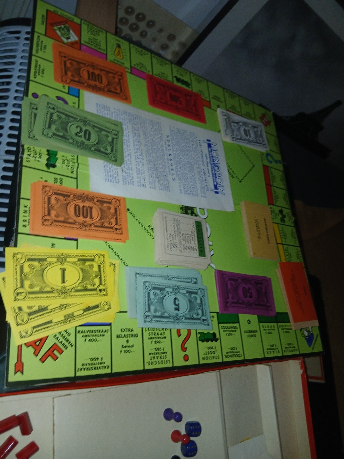 monopoly spel, Vijf spelers of meer, Ophalen of Verzenden, Gebruikt, Nv .sheets en schippers Amsterdam