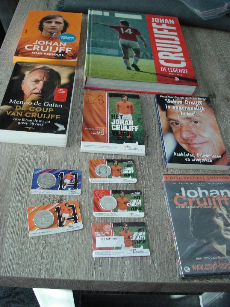 VERZAMELING JOHAN CRUIJFF O.A.  MUNTEN, Maat XS of kleiner, Ophalen of Verzenden, Zo goed als nieuw, Set