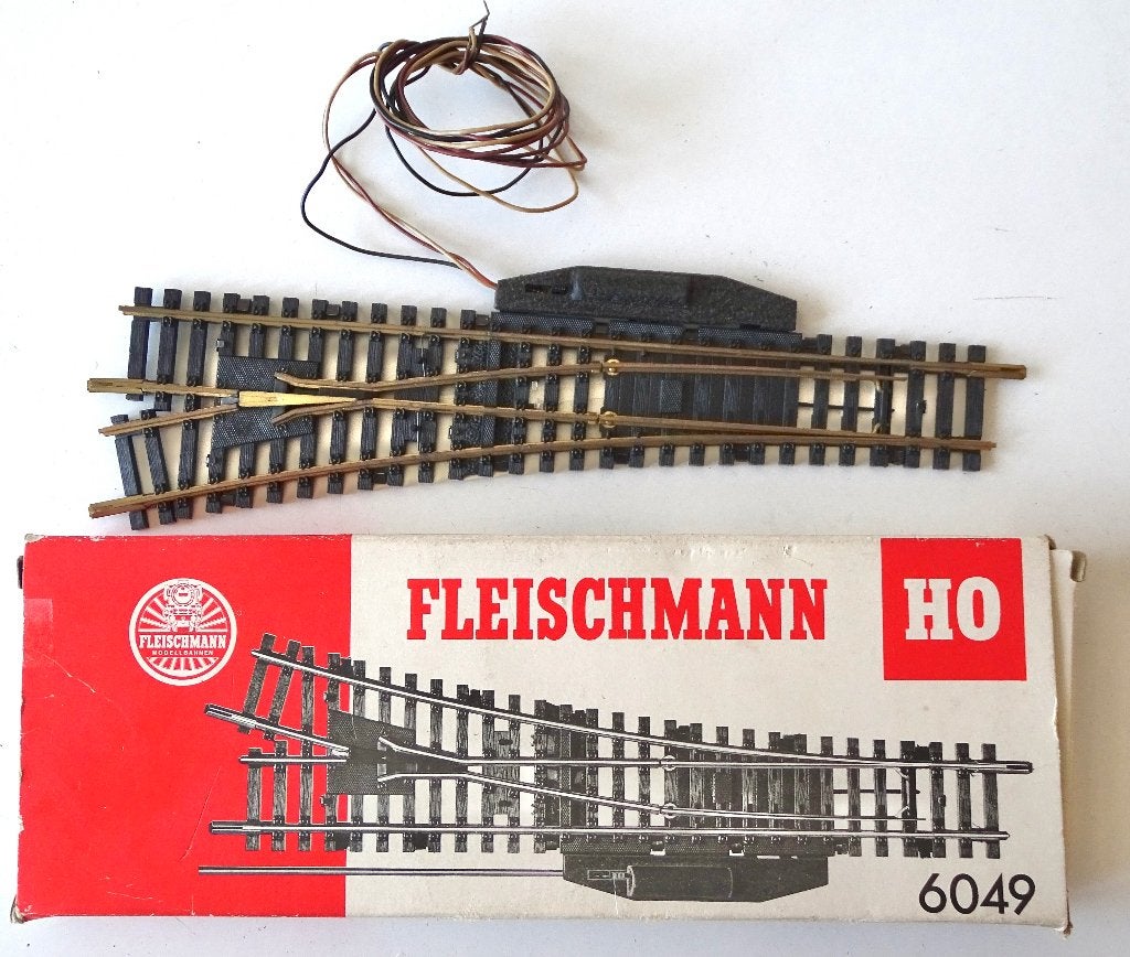 Fleischmann 6049 elektrische hogesnelheidswissel, Gelijkstroom, Fleischmann, Ophalen of Verzenden, Nieuw