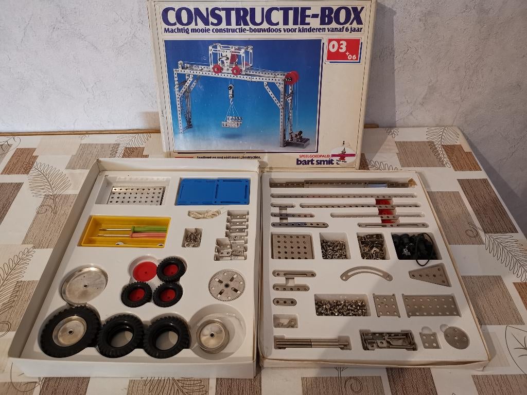 Constructie-Box Bart Smit Vintage Bouwdoos nr.03+06, Ophalen, Gebruikt, Bouwen