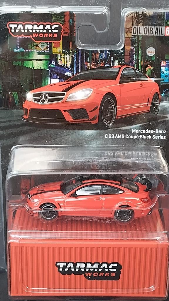Mercedes Benz C63 AMG Black Series 1:64 Tarmac Works Pol, Tarmac Works, Auto, ., Nieuw