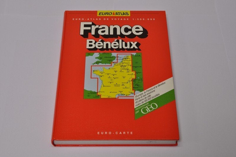 France/Benelux (Euro Atlas de Voyage), Ophalen of Verzenden, Zo goed als nieuw, 1800 tot 2000, Landkaart