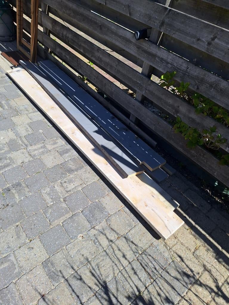 Steigerhout, 25 tot 50 mm, Ophalen of Verzenden, Plank, Steigerhout
