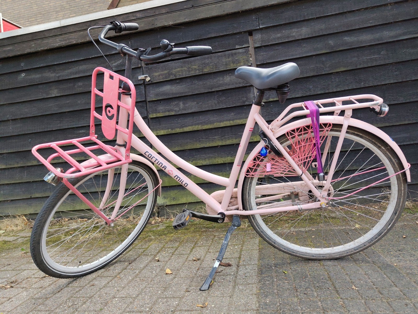 Cortina Milo Damesfiets - Roze - Gebruikt, Overige merken, Terugtraprem, Gebruikt, Ophalen of Verzenden