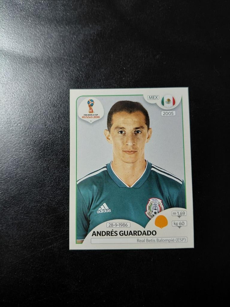 Andres guardado (mexico/psv) panini wk 2018, Ophalen of Verzenden, Nieuw, PSV, Poster, Plaatje of Sticker